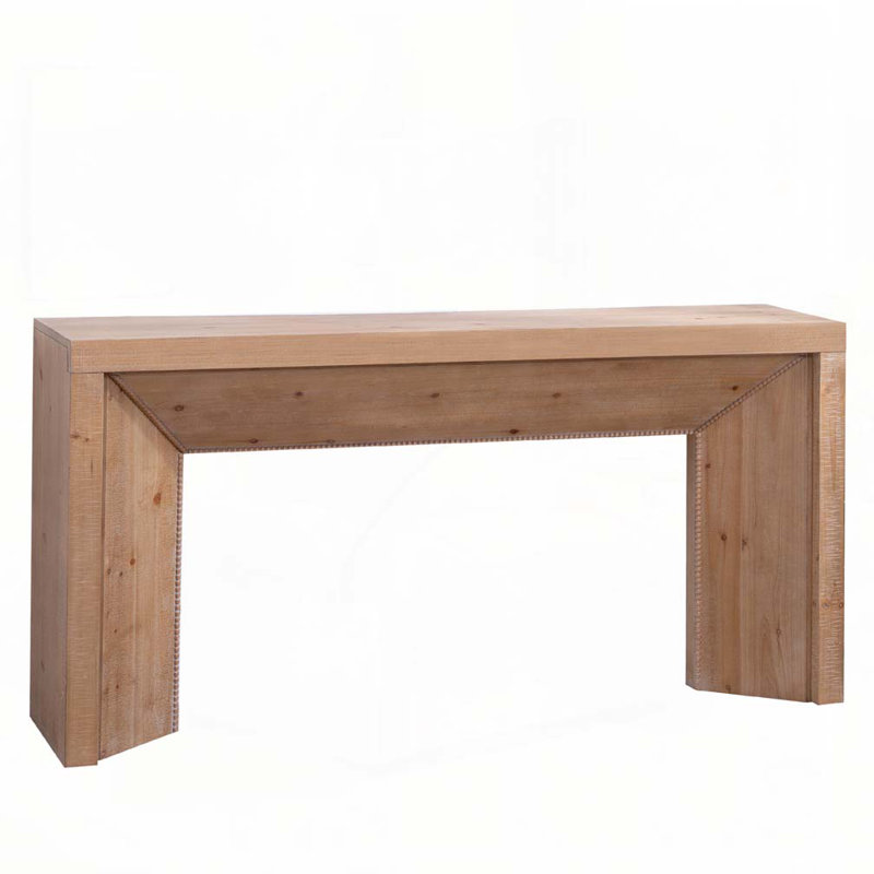 62"Entryway Rustic Wood Console Table