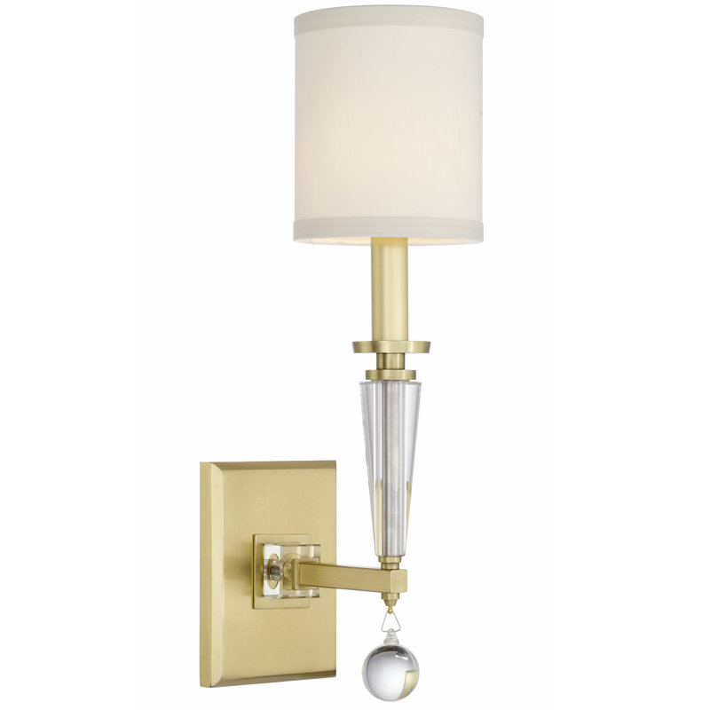 Ettari 1-Light Wall Sconce, Antique Gold