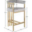 Tabouret de comptoir 26,4 po Marcello-136066201