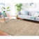Martha Stewart Hand Tufted Wool/Viscose Geometric Rug in Beige