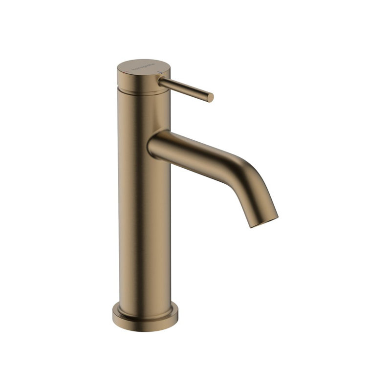 hansgrohe Tecturis S Single-Hole Faucet 110 with Pop-Up Drain, 1.2 GPM, Brushed Bronze