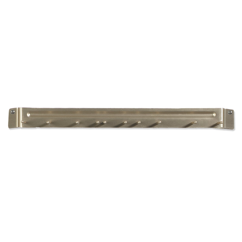 Sparta® Metal Straight Wall Mounted Pot Rack, Yellow