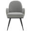 50cm H Tufted Fabric Upholstered Full Back Armchair-976965434-976965432