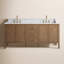 Elliston Double Vanity-Carrara Marble