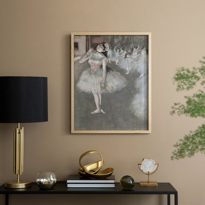 Vintage Portrait Print XXVII Framed Print - Solid Wood