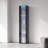 Side Cabinet with Aluminum LED Strip Light – Modern Storage Cabinet with Large Space for Living Room-1425739240