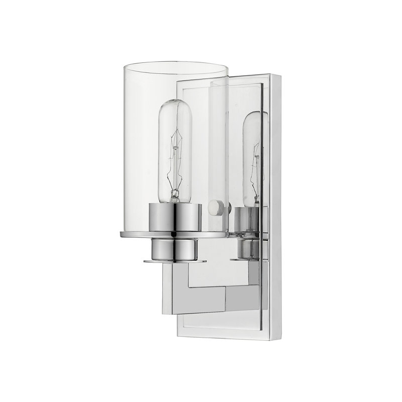 Attah Armed Sconce, Chrome