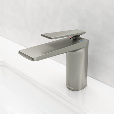 Single-handle Bathroom Faucet with Drain Assembly