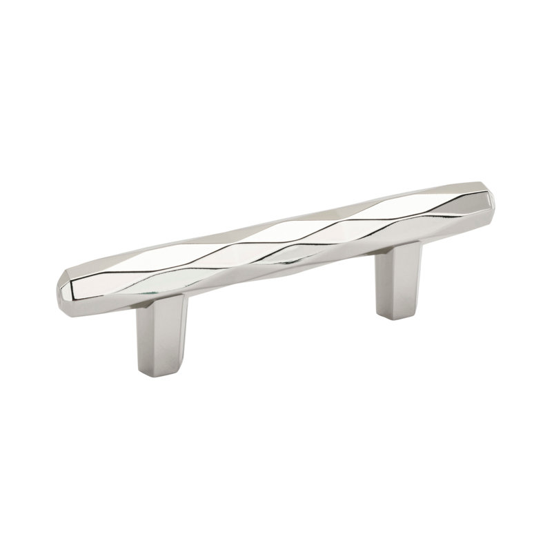 Poignée barre St. Vincent, Nickel poli, 3"