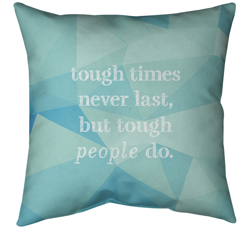 Coussin de sol, 28 po x 28 po, Bleu / aqua