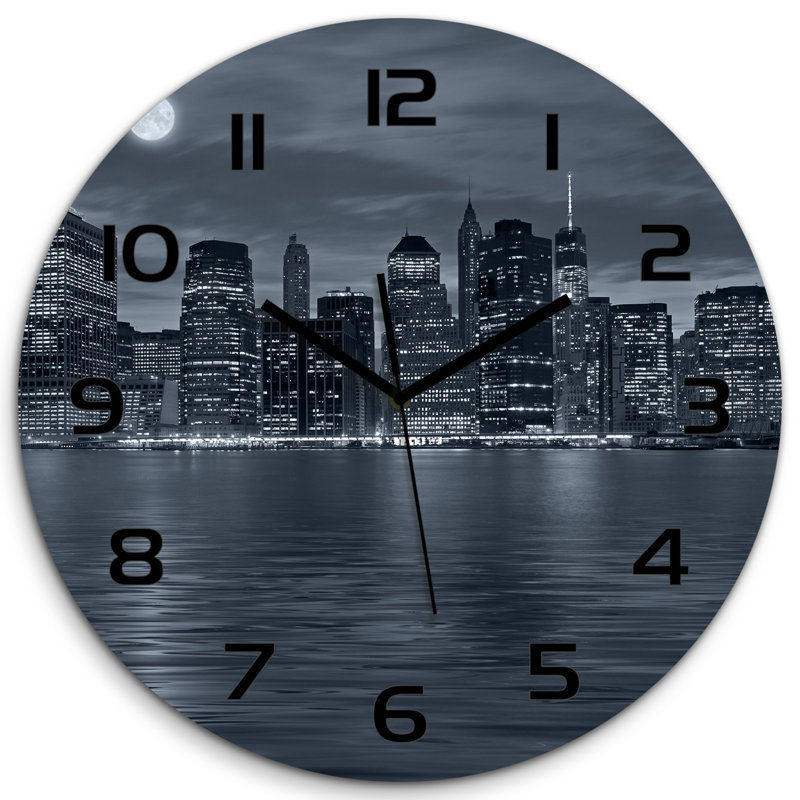 Juilo Glass Wall Clock
