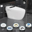 Toilette intelligente avec siège chauffant et veilleuse, couvercle / siège à ouverture automatique, ADA
