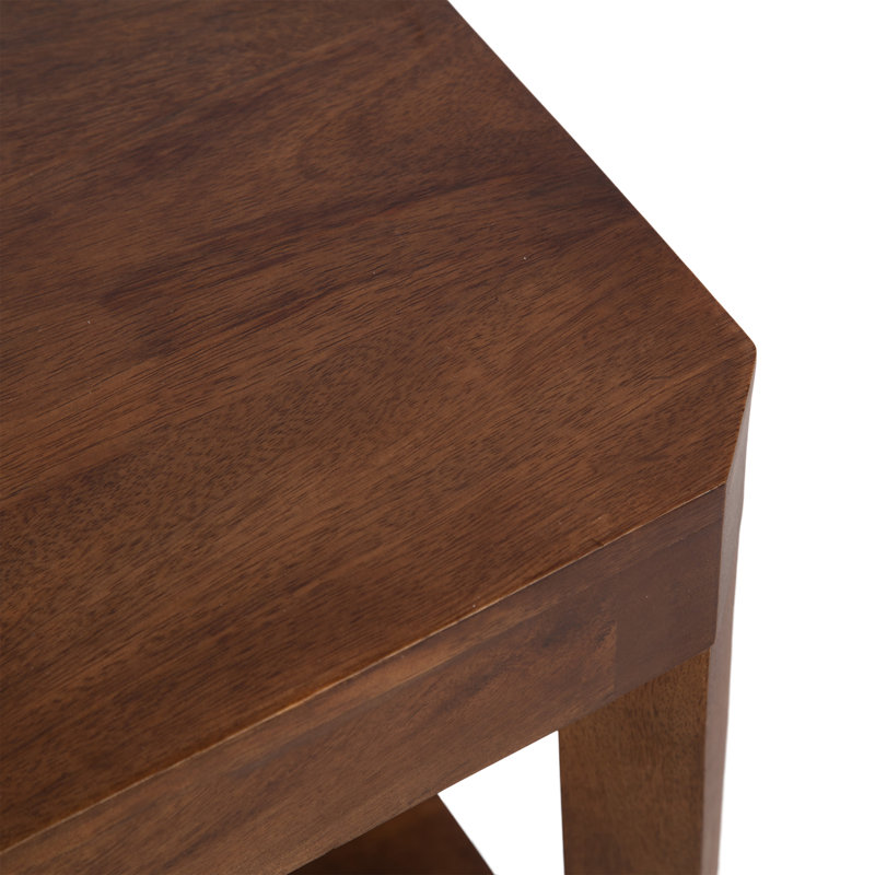 Ardentown Solid Wood End Table, Brown