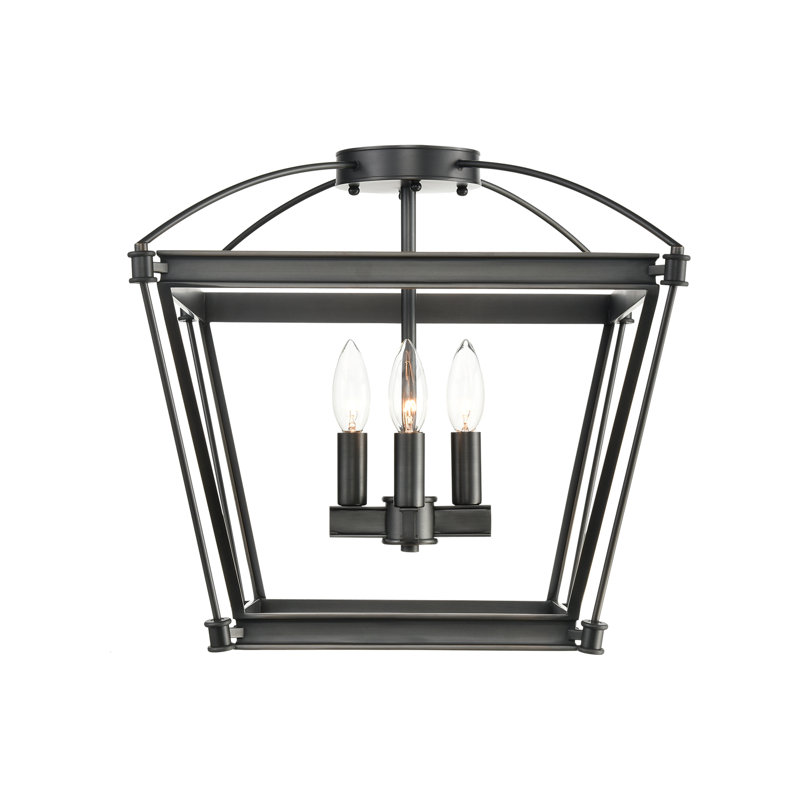 Manor 4 - Light Flush Mount, Urban Bronze