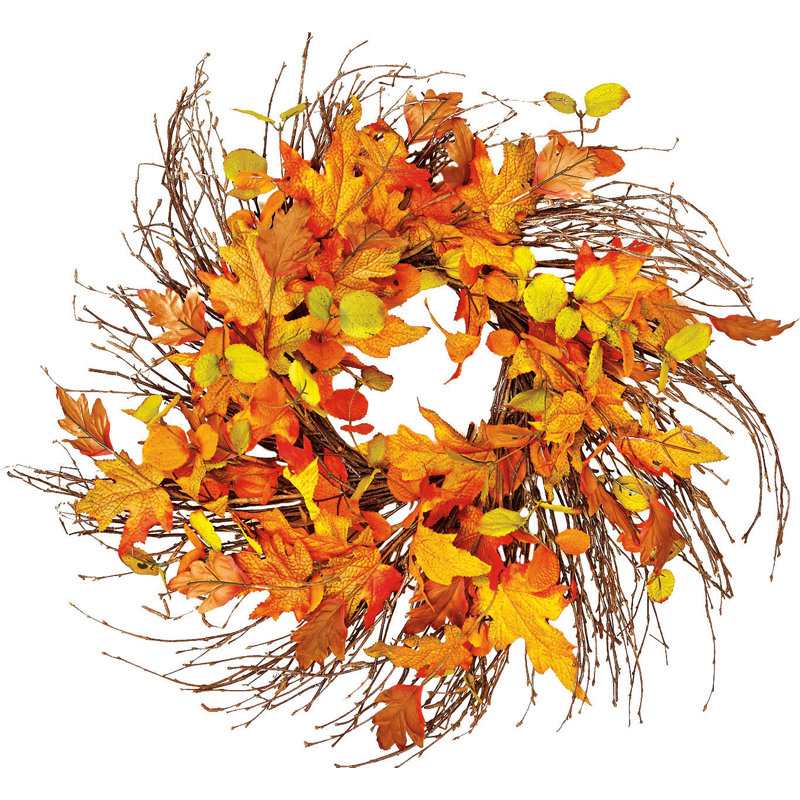 Couronne de brindille naturelle 24 po