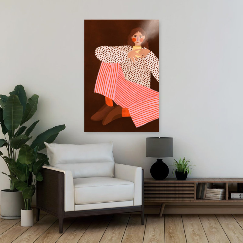 Art contemporain Portrait contemporain, H 36 po x l 24 po