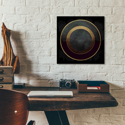 Art mural épique «Minimal Abstract Black 1» par Petals Prints Design, 24 po x 24 po