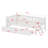 Kids Platform Bed Frame with Guardrail and Built-in Drawers-129063713