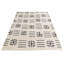 Tapis carré carré crème Ohlson
