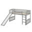Lit mezzanine simple avec glissade