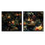 Dinwiddie - Ensemble de 2 collages abstraits carrés-101862010-101862009