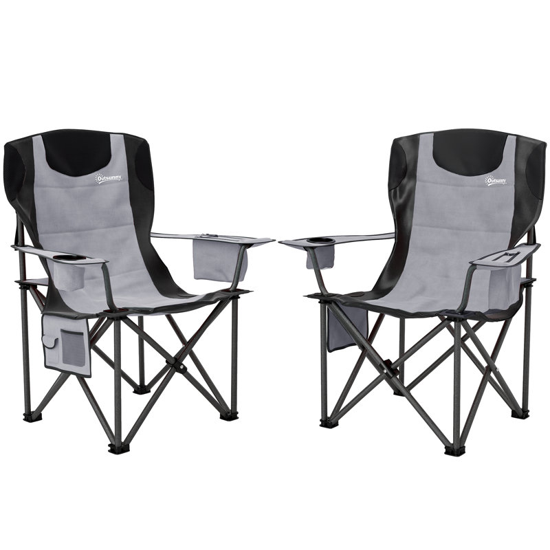 Folding Camping Chair, Grey