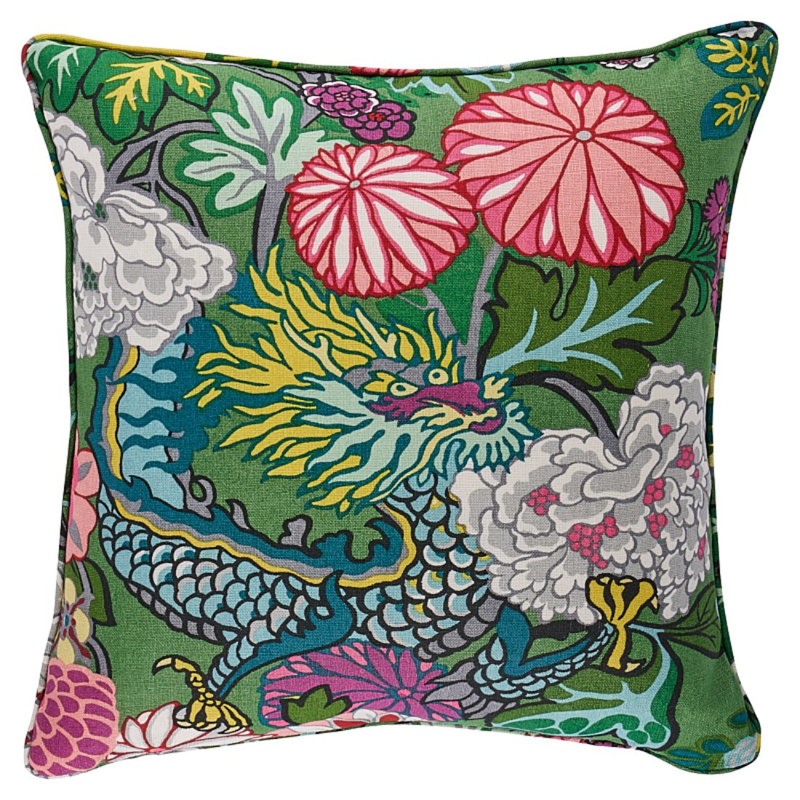 Coussin Dragon, Jade