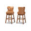 Tabouret de bar pivotant de 30,5 po