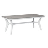 Berlin Gardens Mayhew Regular With White Base Rectangular Coffee Table