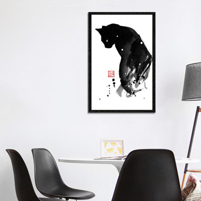 Chat A Tache by Péchane - Print on Canvas