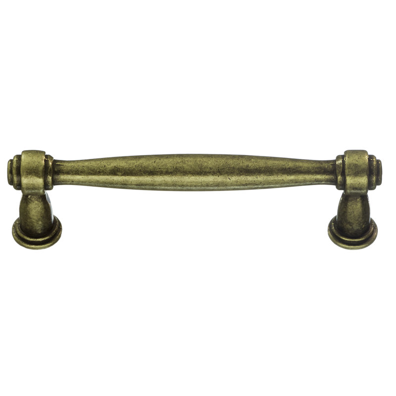 Poignée d’électroménager 3 7/8" center to central, Laiton antique