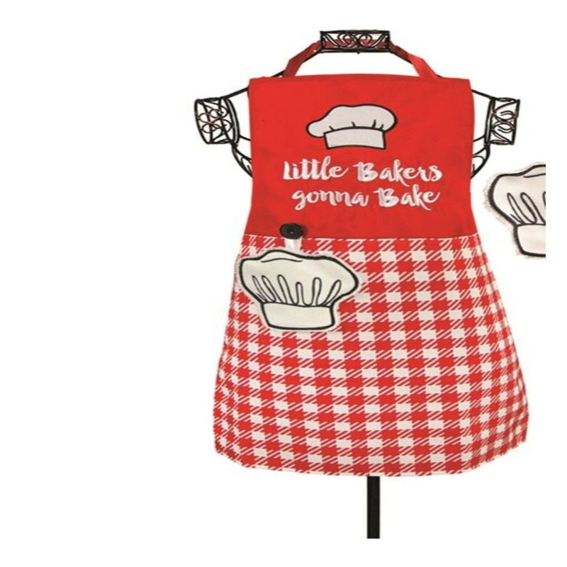 Ensemble de tablier et de serviettes en coton Little Bakers Gonna