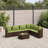 Latitude Run® Patio Sofa Set With Cushions Poly Rattan-1784150223-1784150219-1784150220