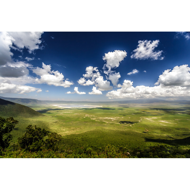 Zone de conservation du cratère Nhorongoro, Tanzanie - Photographie sur toile tendue, H 24 po x l 36 po