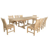 Bahama Outdoor 9 - Piece Teak Dining Set