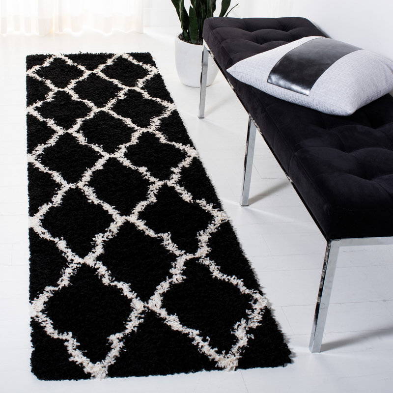 Flagg Hill Sgd-Dallas Shag Performance Geometric Rug, Square 6'