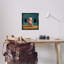 "Power Lifting Mouse", art mural sur toile flottante par Lucia Heffernan-458930944-458930949