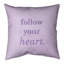 Housse de coussin à main manuscrite follow your cardiaque-495376352-495376354
