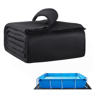 16x32ft Rectangle Pool Liner Pad Heavy Duty Thick Pool Mat Prevent Punctures