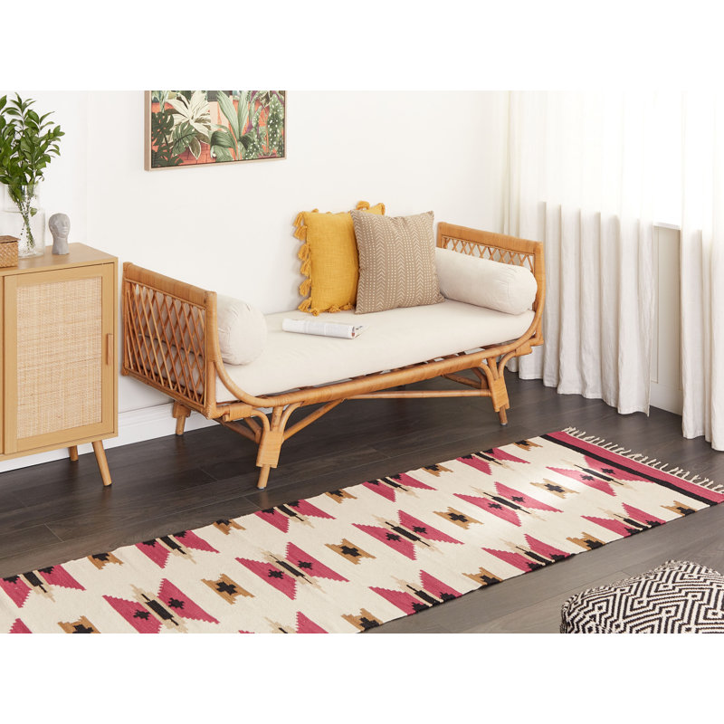Skyla Moroccan Hand Woven Area Rug, Runner 80 x 300cm