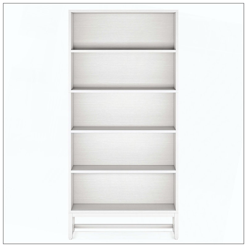 Organisateur de bibliothèque à 5 niveaux, Blanc