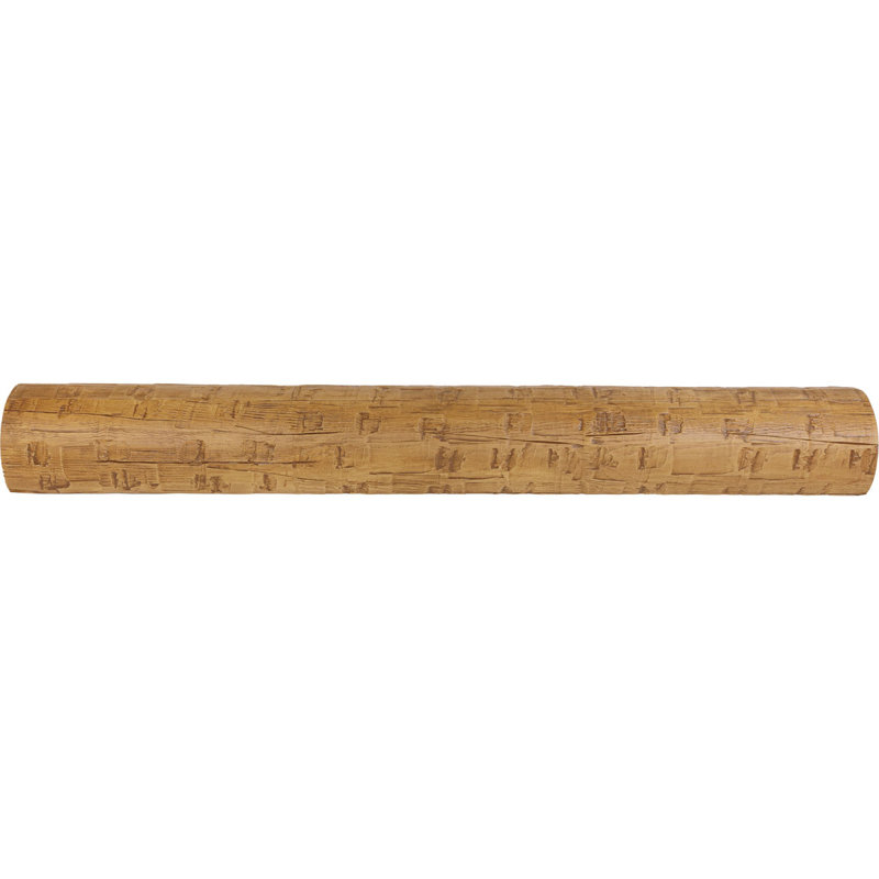 L 6 po x H 4 1/2 po x L 8 po ÉCHANTILLON - poutre à bûches en faux bois taillé à la main Santa Fe Heritage Timber
