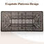 Ensemble de salle à manger d'extérieur rectangulaire pour 8 personnes L 41,7 po Aubrette-1758693340