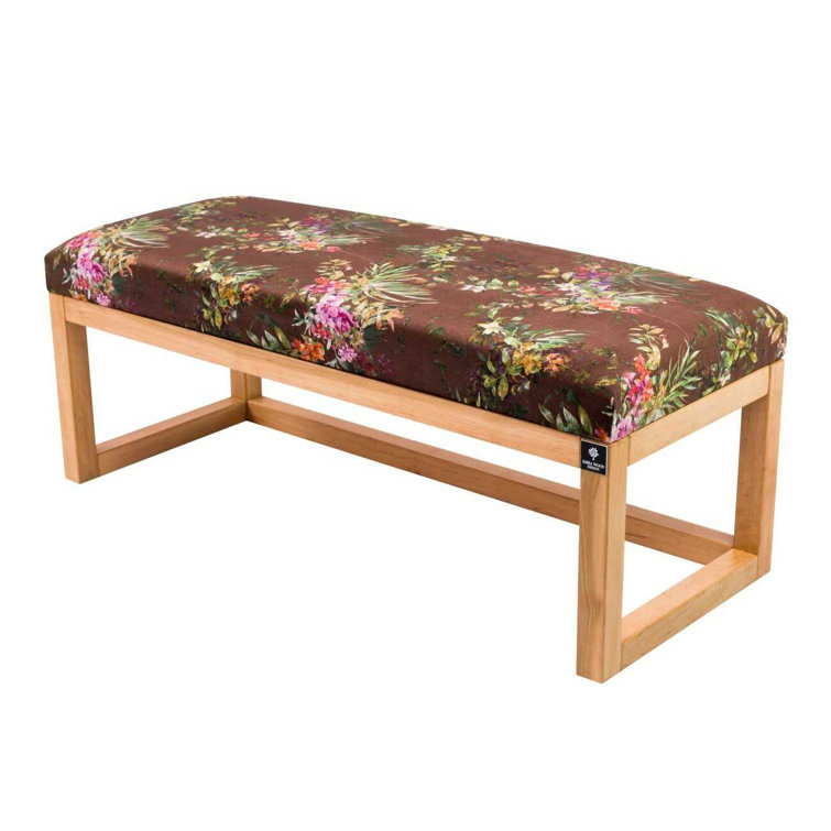 Velvet Upholstered Bench