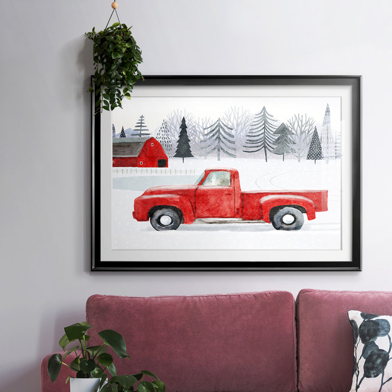 Snow Country Collection A, reproduction encadrée sur papier, Noir, H 15 po x l 21 po x P 1,5 po