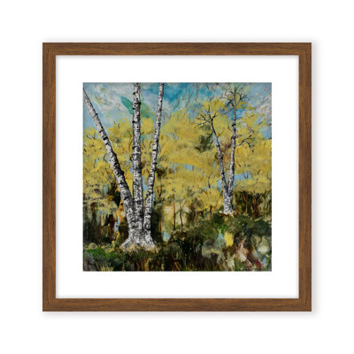 Nature Inspired "Rustic Birch" Canvas Wall Art By 