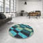 Bleu géométrique Tapis décoratif schnabël-1546930818