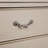 Nightstand  Bedroom 1Pc Nightstand  Solid Wood Satin Knickel Knobs And Pulls