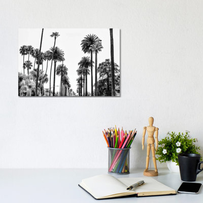 " Black California Series - L.A Palm Alley " by Philippe Hugonnard