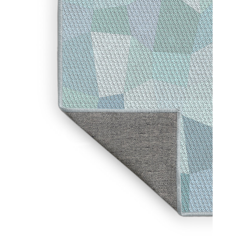 Geometric Indoor Rug, Rectangle 2' x 3'